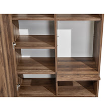 Load image into Gallery viewer, Frohna Bookshelf Cabinet with Drawer - Walnut
