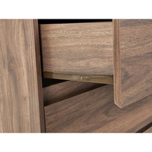 Load image into Gallery viewer, Frohna Tallboy 4 Drawer Chest Dresser - Walnut