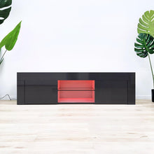 Load image into Gallery viewer, Maize 1.3m LED Entertainment Unit - Black