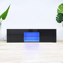Load image into Gallery viewer, Maize 1.3m LED Entertainment Unit - Black