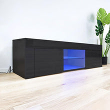 Load image into Gallery viewer, Maize 1.3m LED Entertainment Unit - Black