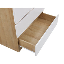 Load image into Gallery viewer, Harris 6 Drawers Tallboy - Oak + White