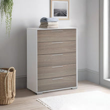 Load image into Gallery viewer, Waipoua 5 Drawer Tallboy - GREY OAK