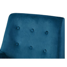 Load image into Gallery viewer, Mila Velvet Armchair - Blue