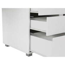 Load image into Gallery viewer, Karter Computer Desk with Drawers - White