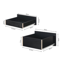 Load image into Gallery viewer, Karter Computer Desk with Drawers - Black