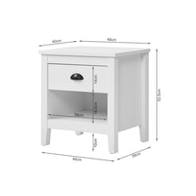 Load image into Gallery viewer, Congo Bedside Table - White