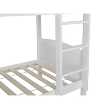 Load image into Gallery viewer, Annan Single Wooden Bunk Bed Frame - White