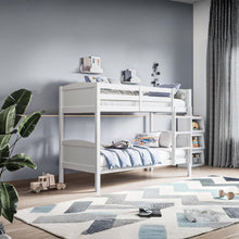 Load image into Gallery viewer, Annan Single Wooden Bunk Bed Frame - White