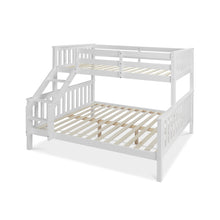 Load image into Gallery viewer, Dome Wooden Triple Bunk Bed - White