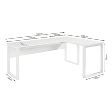 Load image into Gallery viewer, Nakia Computer Corner Desk - White