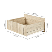 Load image into Gallery viewer, Borneo Wooden Bedside Table - Oak