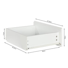 Load image into Gallery viewer, Hudson Wooden Bedside Table - White