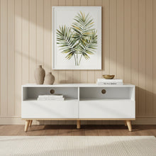 Load image into Gallery viewer, Hudson 1.3M Entertainment Unit - White