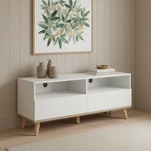 Load image into Gallery viewer, Hudson 1.3M Entertainment Unit - White