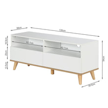 Load image into Gallery viewer, Hudson 1.3M Entertainment Unit - White