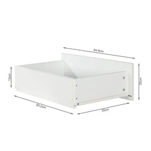 Load image into Gallery viewer, Hudson 1.3M Entertainment Unit - White