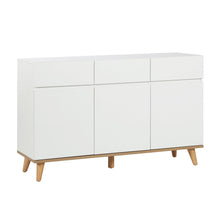Load image into Gallery viewer, Hudson 1.35m Sideboard Buffet Table - White