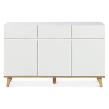 Load image into Gallery viewer, Hudson 1.35m Sideboard Buffet Table - White