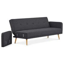 Load image into Gallery viewer, Jarrod 3 Seater Sofa Bed - Dark Grey