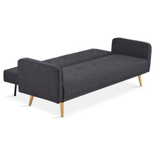 Load image into Gallery viewer, Jarrod 3 Seater Sofa Bed - Dark Grey