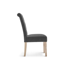 Load image into Gallery viewer, Zoey Upholstered Dining Chair - Set of 2 - Dark Grey