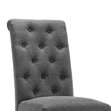Load image into Gallery viewer, Zoey Upholstered Dining Chair - Set of 2 - Dark Grey