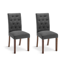 Load image into Gallery viewer, Lucia Upholstered Dining Chair - Set of 2 - Dark Grey