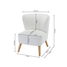 Load image into Gallery viewer, Alice Boucle Occasional Chair - Cream