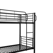 Load image into Gallery viewer, Owen Single Metal Bunk Bed Frame - Black