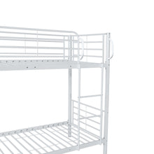Load image into Gallery viewer, Owen Single Metal Bunk Bed Frame - White