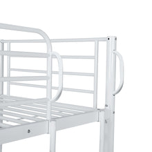 Load image into Gallery viewer, Owen Single Metal Bunk Bed Frame - White