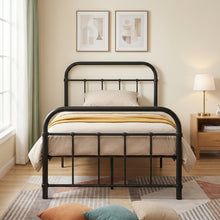 Load image into Gallery viewer, Taylor Single Metal Bed Frame - Black