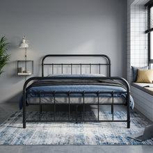 Load image into Gallery viewer, Taylor Double Metal Bed Frame - Black