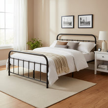 Load image into Gallery viewer, Taylor Double Metal Bed Frame - Black