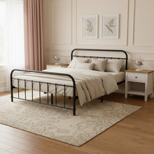 Load image into Gallery viewer, Taylor Queen Metal Bed Frame - Black