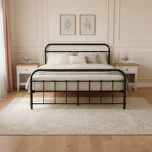 Load image into Gallery viewer, Taylor Queen Metal Bed Frame - Black