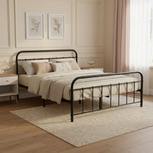 Load image into Gallery viewer, Taylor Queen Metal Bed Frame - Black