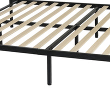 Load image into Gallery viewer, Keira Double Metal Bed Frame - Black