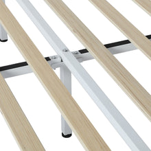 Load image into Gallery viewer, Manaia Queen Metal Bed Frame - White