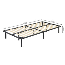 Load image into Gallery viewer, Graham King Single Metal Bed Frame - Black