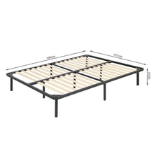 Load image into Gallery viewer, Graham Double Metal Bed Frame - Black