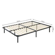 Load image into Gallery viewer, Graham Queen Metal Bed Frame - Black