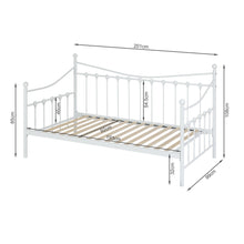 Load image into Gallery viewer, Hartz Single Metal Trundle Bed Frame - White