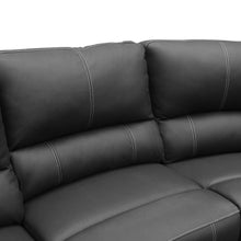 Load image into Gallery viewer, Kingston Electric Recliner Corner Sofa - Black