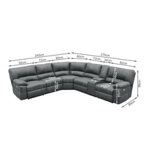 Load image into Gallery viewer, Kingston Electric Recliner Corner Sofa - Grey