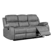 Load image into Gallery viewer, Wilson Manual 3 Seater Recliner Sofa - Grey