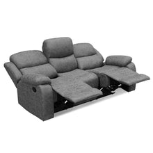 Load image into Gallery viewer, Wilson Manual 3 Seater Recliner Sofa - Grey
