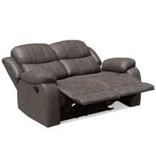 Load image into Gallery viewer, Wilson Manual 2 Seater Recliner Sofa - Brown