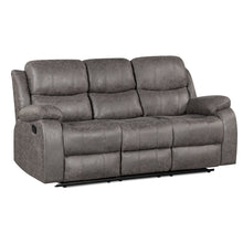 Load image into Gallery viewer, Wilson Manual 3 Seater Recliner Sofa - Brown